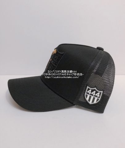 ヨシノリコタケ帽子バーニーズニューヨーク別注 444スパンコール-ゴールド＆ブラック-