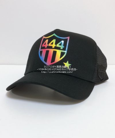 ヨシノリコタケ 2021aw バーニーズ限定ブラック×レインボー444 帽子