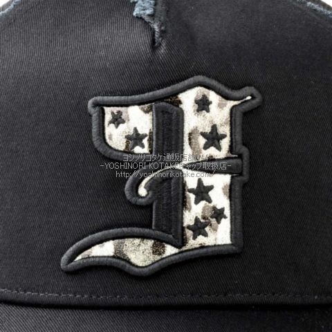 YOSHINORI KOTAKE ヨシノリコタケ 3ロゴ カモフラ ブラックスター メッシュ キャップ ブラック ユニセックス Nランク 未使用 即決【RAYON】 ヨシノリコタケ ヨシノリコタケ YOSHINORI KOTAKE RH Logo Beads CAP RH ロゴ ビーズ キャップ 千駄ヶ谷店  3周年記念 限定 ネイビー系中古