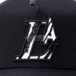 ヨシノリコタケ 帽子 ”LA” Los Angeles モノクロ レオパードロゴ キャップ-2026SS