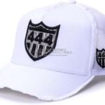 ヨシノリコタケ 帽子 シルバーラメUS444 エンブレム キャップ-白-2026SS