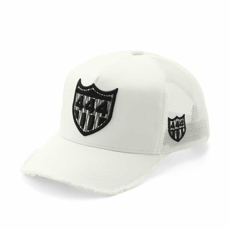 ヨシノリコタケ 帽子 ナンバー444 エンブレム キャップ-白-2026SS